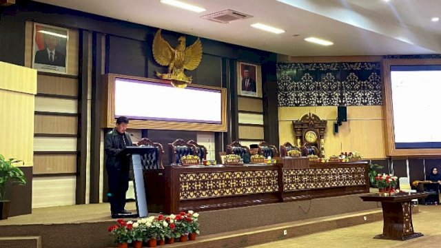 Sekda Kukar, Sunggono, saat memberikan sambutan. (Istimewa)