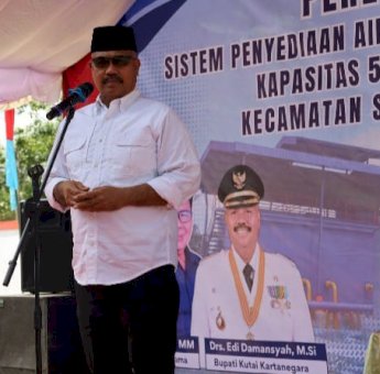 Akses Air Minum di Kukar Semakin Luas, SPAM Argosari Diresmikan Bupati Edi Damansyah