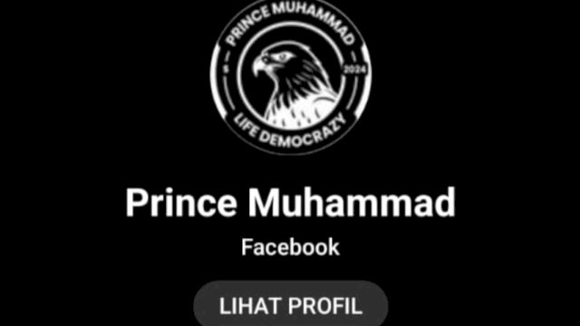 Profile Akun Facebook Prince Muhammad. (Istimewa)