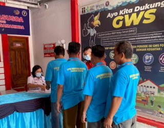 Napi Lapas Narkotika Samarinda Bersinar, Jalani Tes Urine Oleh BNN