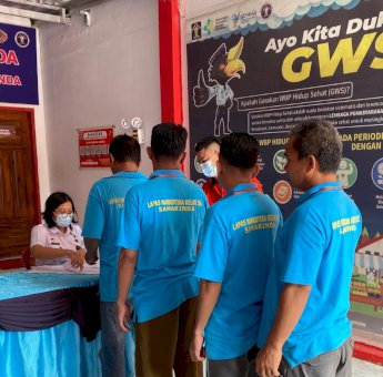 Napi Lapas Narkotika Samarinda Bersinar, Jalani Tes Urine Oleh BNN