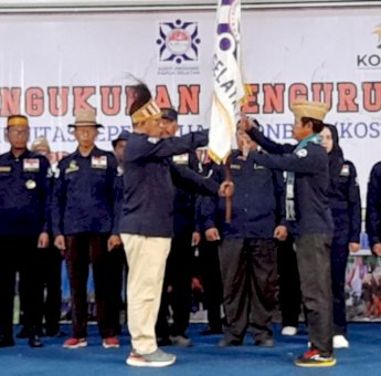 Panji Komunitas Sepeda Tua Indonesia Berkibar di Tanah Papua Selatan