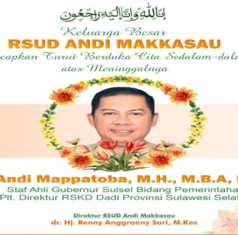 RS Andi Makkasau Parepare Sampaikan Belasungkawa atas Wafatnya dr. Andi Mappatoba