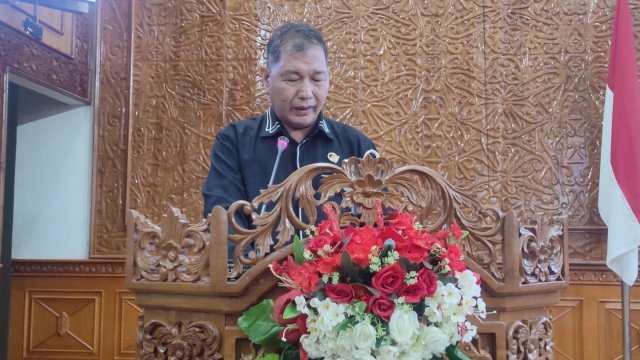 Juru Bicara Fraksi Golkar DPRD Kutai Timur, Arang Jau. (Istimewa)