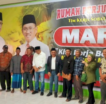 Rumah Perjuangan Paslon Bupati Hendrik-Riduwan di Distrik Kurik Merauke Diresmikan