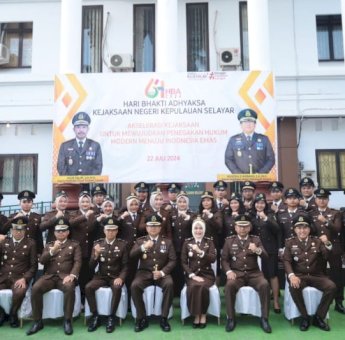 Puncak Peringatan HBA ke-64 di Selayar: Evaluasi, Introspeksi dan Akselerasi Penegakan Hukum