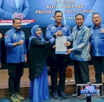 AHY Berikan Restu, Erat Bersalam Siap Bertarung di Pilwalkot Parepare 2024