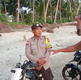 Kapal Berbendera Italia Terdampar di Pantai Onggaya Merauke Akibat Dirampok di Perairan PNG
