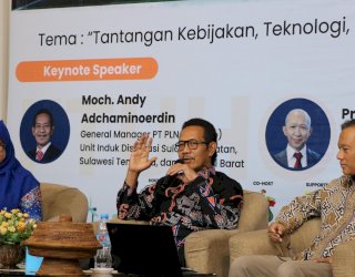 GM PLN UID Sulselrabar Paparkan Strategi Transisi Energi untuk Capai NZE 2060 Dalam Seminar Nasional Teknik Elektro