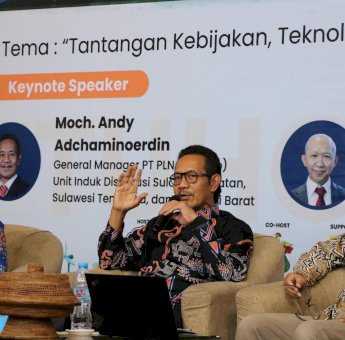 GM PLN UID Sulselrabar Paparkan Strategi Transisi Energi untuk Capai NZE 2060 Dalam Seminar Nasional Teknik Elektro