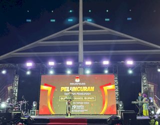 Usung Tema ‘Panning’, Peluncuran Tahapan Pilkada Soppeng Berlangsung Meriah