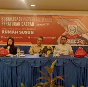 Sekretariat DPRD Makassar Sosialisasikan Perda Tentang Rumah Susun