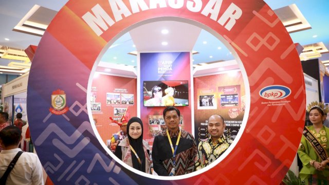 Pj Sekda Makassar, Firman Hamid Pagarra di sela-sela kegiatan Expo Pengawasan intern 2024 di Krakatau Grand Ballroom, TMII, Jakarta, Selasa (28/5/2024). (Foto: Istimewa)