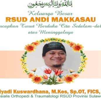 Ucapan Belasungkawa RS Andi Makkasau atas Meninggalnya dr. Helmiyadi Kuswardhana