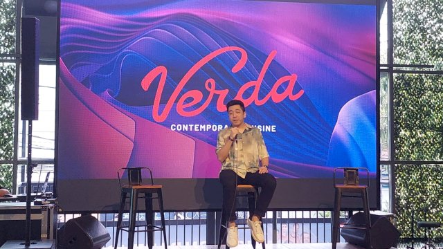 Owner VERDA Contemporary Cuisine, Jay Toreh, di sela-sela Media Gathering, Kamis, (04/07/2024). (Dok. Istimewa)