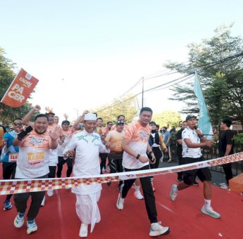 Adnan Ramaikan Kadin Gowa Run, 1.500 Pelari Ikut Berpartisipasi