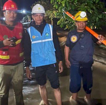 PLN Tanggap Amankan Pasokan Listrik Akibat Banjir di Kabupaten Sidrap