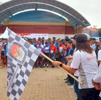 Lomba Lari 5 Kilometer, Ajang Sosialisasi Pilkada 2024 Oleh KPU Papua Selatan