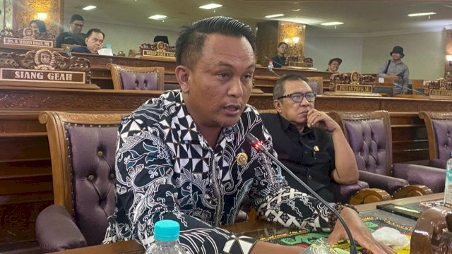 Anggota DPRD Kutai Timur Abdi Firdaus, saat mengikuti Rapat Paripurna ke-25, Rabu (15/05/2024). (Istimewa)