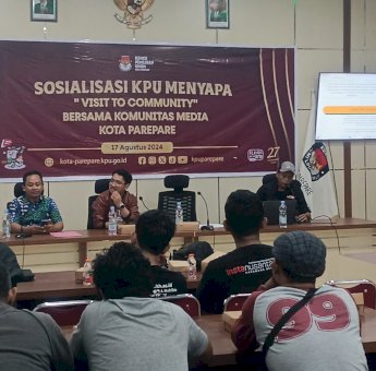 KPU Parepare Ajak Jurnalis Berkolaborasi Sukseskan Pilkada 2024