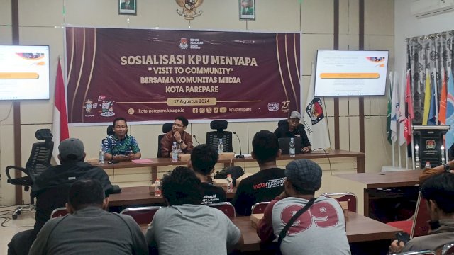 KPU Parepare Ajak Jurnalis Berkolaborasi Sukseskan Pilkada 2024