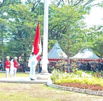 Perayaan Detik-detik Poklamasi Kemerdekaan RI di Gowa Berlangsung Khidmat