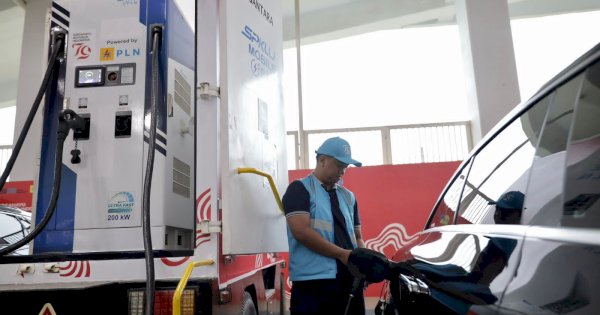 Sepanjang Perayaan Kemerdekaan, SPKLU di IKN Layani 340 Pengisian Mobil Listrik