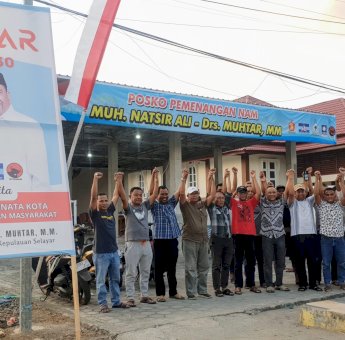 Pasangan Natsir Ali-Muhtar Umumkan Deklarasi, Diusung 5 Partai Siap Daftar di KPU Selayar