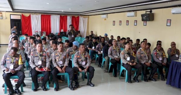 Kapolres Mappi Ingatkan Anggota Polisi, Jaga Netralitas Pilkada 2024