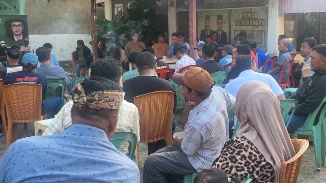 Konsolidasi Pasangan Calon Bupati dan Wakil Bupati Jeneponto 2024-2029 MSP-Qhalby. (Istimewa)