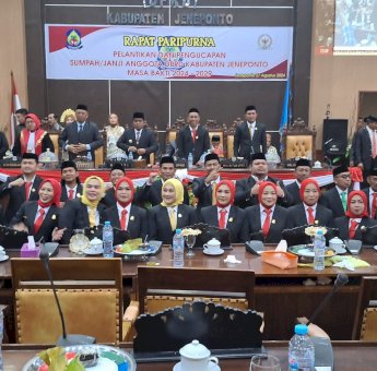 40 Anggota DPRD Jeneponto Periode 2024-2029 Resmi Dilantik