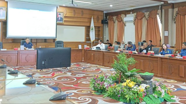 Pansus Raperda Pencegahan dan Penanggulangan Bahaya Kebakaran, DPRD Kutai Timur menggelar RDP dengan instansi-instansi terkait, Rabu (19/06/2024).