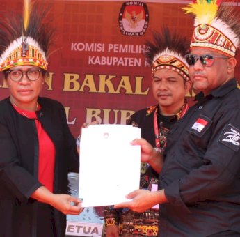 Terdaftar 5 Paslon di KPU Mappi pada Perhelatan Pilkada 2024