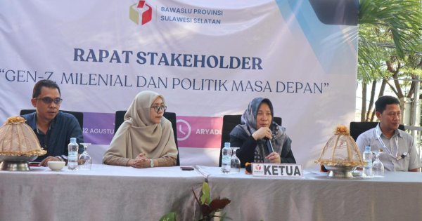 Dialog dengan OKP, Bawaslu Sulsel Bahas Soal Milenial dan Politik Masa Depan