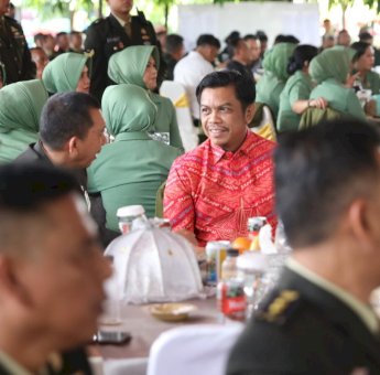 Hadiri Peringatan HUT Kodam XIV/Hasanuddin ke-67, Pj Sekda Makassar Sebut TNI Makin Dicintai Rakyat