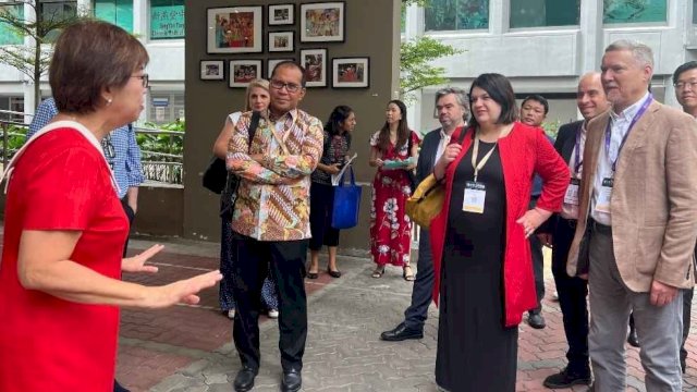 Wali Kota Makassar, Moh Ramdhan Pomanto saat menghadiri World Cities Summit (WCS) 2024 yang diselenggarakan di Singapura, 2-4 Juni 2024. (Foto: Istimewa)