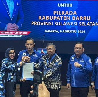 Tambah Kekuatan, Demokrat Resmi Usung Andi Ina-Abustan di Pilkada Barru 2024