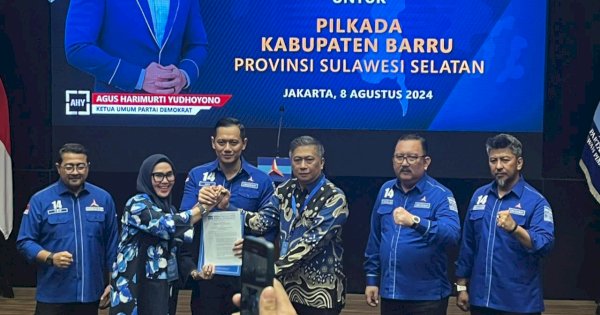 Tambah Kekuatan, Demokrat Resmi Usung Andi Ina-Abustan di Pilkada Barru 2024