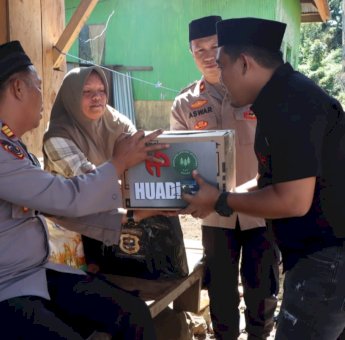 Kegiatan Sosial Huadi Group dan Polres Bantaeng Disambut Hangat Warga Uluere