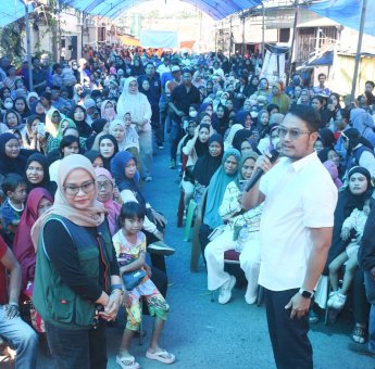 Di Rappokalling, Seto-Rezki Kompak Serap Aspirasi Warga Utara Makassar