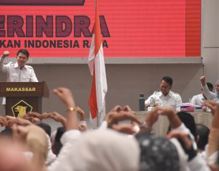 Konsolidasikan Kader Gerindra se Makassar, Eric Horas Optimis Koalisinya dengan NasDem Bisa Ulang Sejarah Pilwali 2020