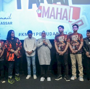 Apresiasi Karya Anak Muda Makassar, Indira Yusuf Ismail dan KNPI Nobar Uang Panai 2