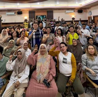 Edward Horas Ajak Warga Kelurahan Pisang Selatan Bersama-sama Kawal Pembangunan