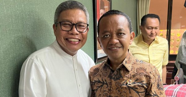 Silaturahmi, Taufan Pawe Beri Sinyal Dukung Bahlil Jadi Ketua Umum Golkar