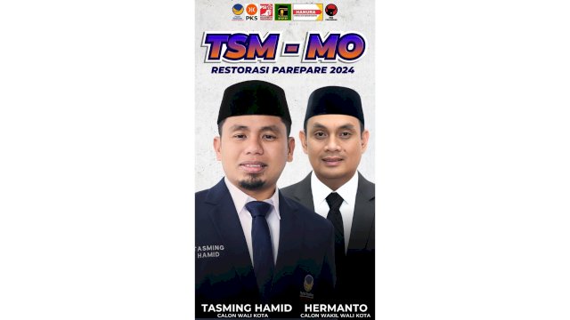 Tasming Hamid Tetapkan Hermanto sebagai Calon Wakil Wali Kota Parepare 2024