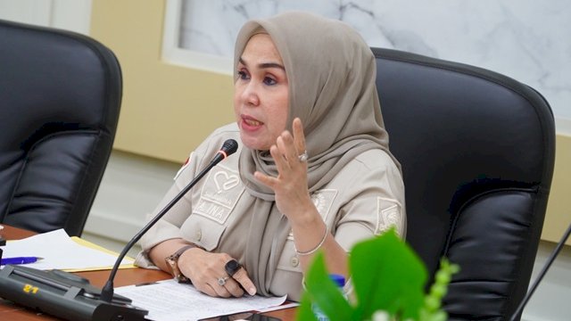 Ketua DPRD Sulsel, Andi Ina Kartika Sari saat memimpin rapat pimpinan dewan, Jumat (16/8/2024). (Foto: Istimewa)