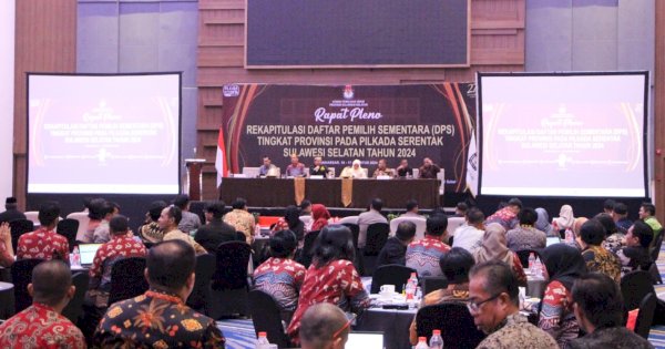 KPU Sulsel Tetapkan DPS untuk Pilkada Serentak 2024, Jumlahnya 6.694.450 Pemilih