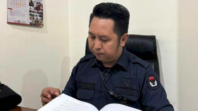 Kepala Sub Bagian Teknis Penyelenggara Pemilu KPU Sulsel, HM Saleh Tahir. (Foto: Istimewa)