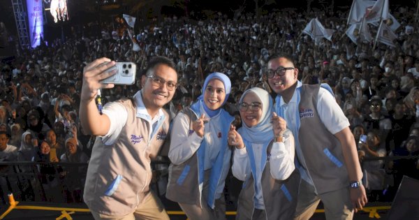 Berlangsung Meriah, Duet Seto-Rezki Jadi Paslon Pertama yang Gelar Deklarasi di Sulsel