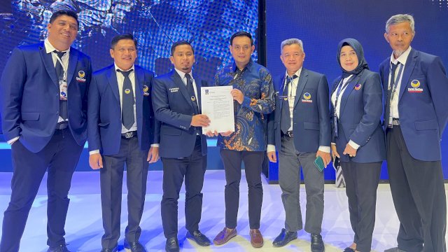 Resmi Kantongi Dukungan NasDem, Tasming Hamid-Hermanto Siap Bersaing di Pilkada Parepare
